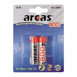 Arcas LR06/AA Oppladbare batterier 800 mAh (2 stk.)